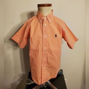 Ralph Lauren Boys Button Down Short Sleeve Shirt